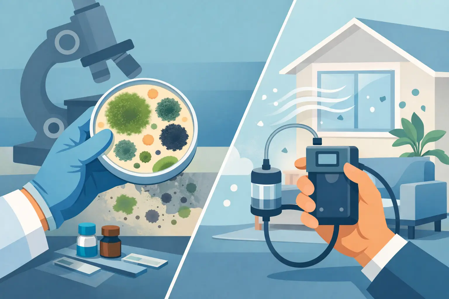 Mold Testing Versus Air Sampling for Your Home
