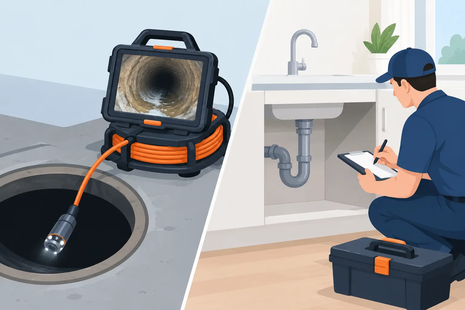 Sewer Scope vs Plumbing Inspection Explained