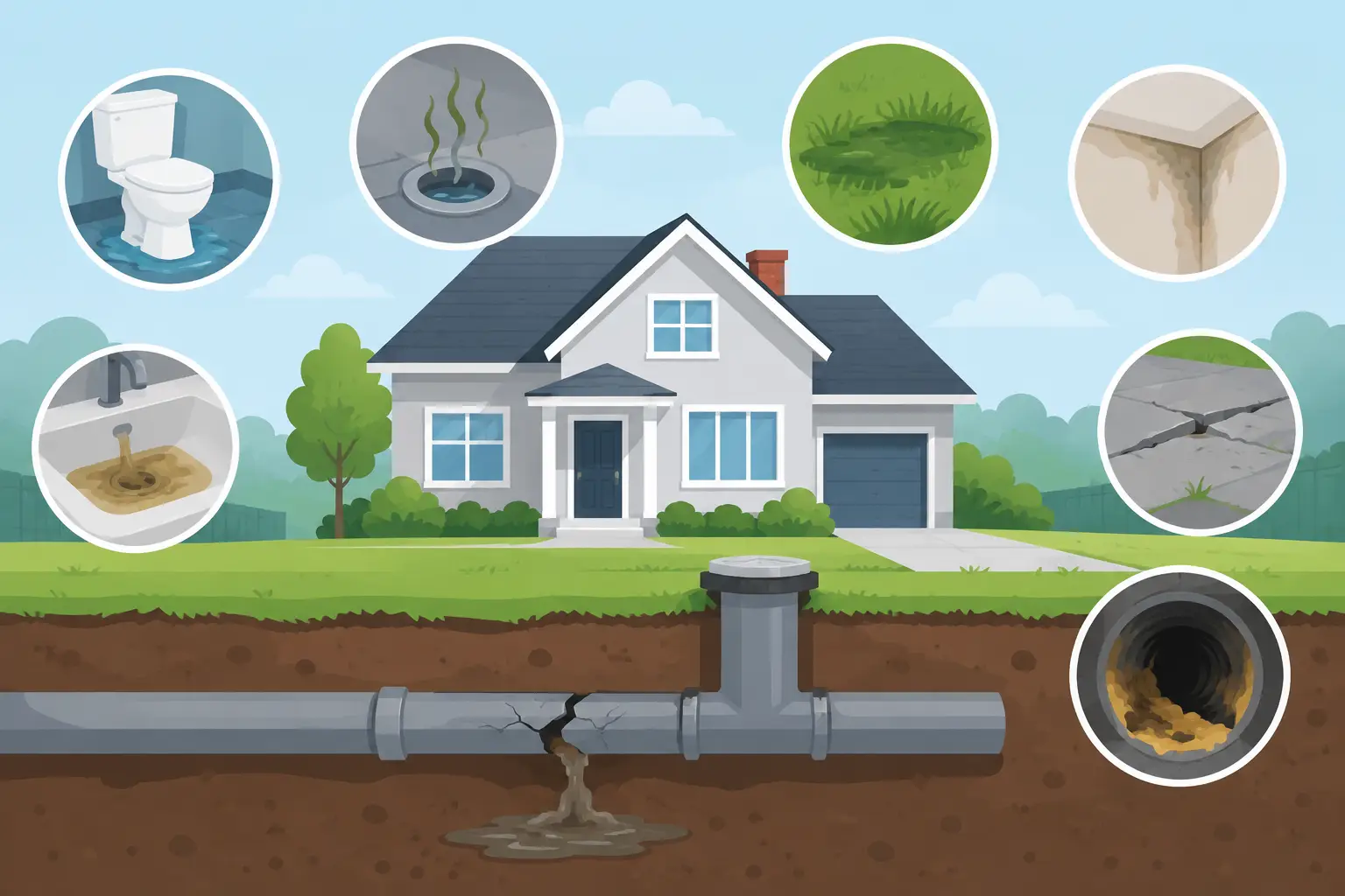 8 Top Signs of Sewer Damage at Your Property