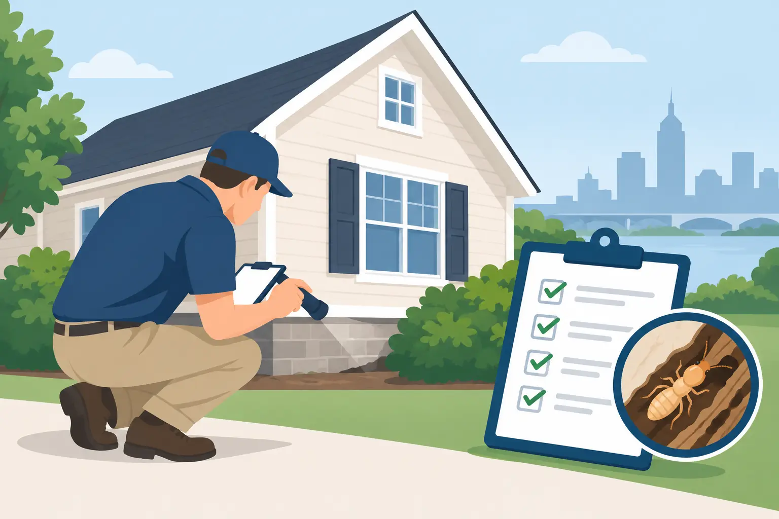 Delaware Ohio Termite Inspection Checklist